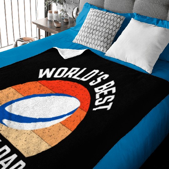 Rugby Dad Baby Blankets