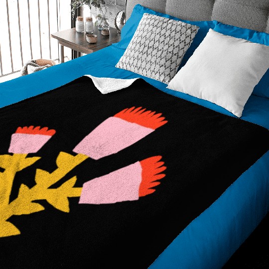 Sunrise Flower Baby Blankets