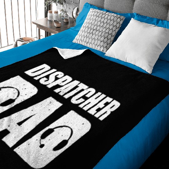 Dispatcher Dad Baby Blankets