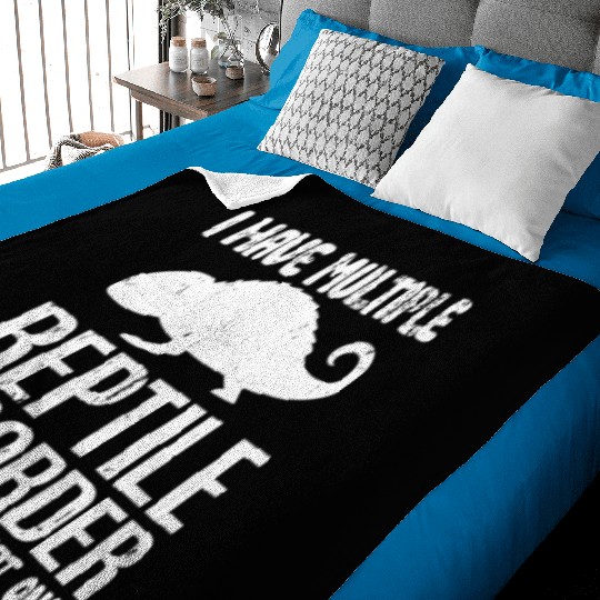 Funny Reptile Disorder Lizard Owner Animal Lover Baby Blankets