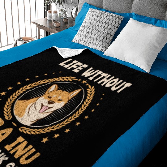 Shiba Inu Dog Lover Puppy Breeder Pet Dog Owner Baby Blankets