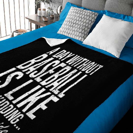 Baseball Pitcher Catcher Saying Gift Baby Blankets