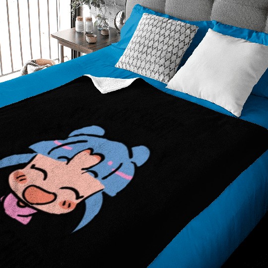 Funny Chibi Baby Blankets