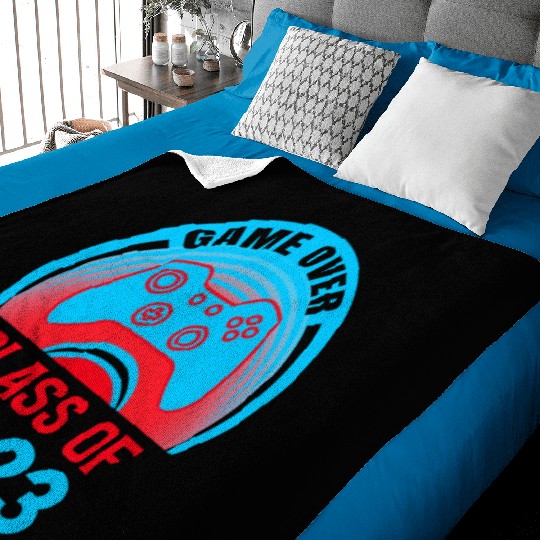 Game Over Class Of 2023 Baby Blankets Students Funny