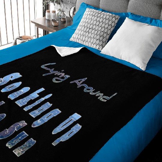 Soaking up the sun Baby Blankets