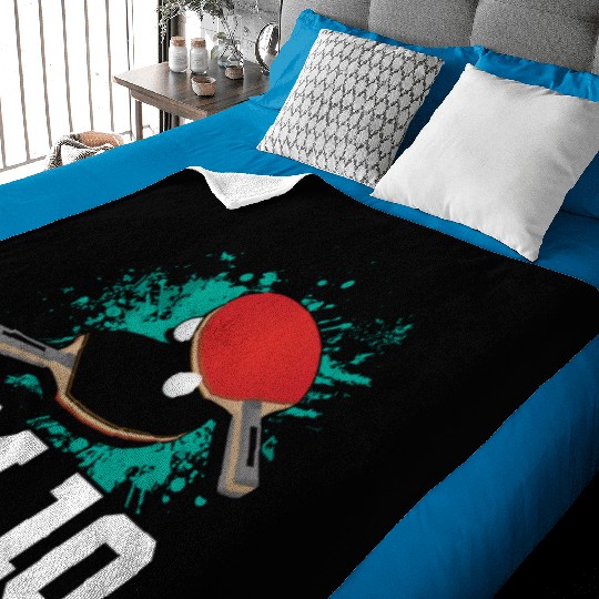 I'm 10 Table Tennis Player Sports Kid 10th Baby Blankets