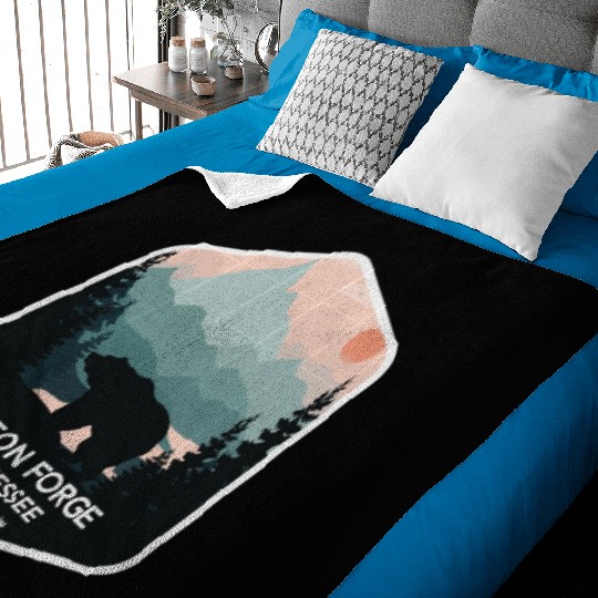 Pigeon Forge Great Smoky Mountains Baby Blankets