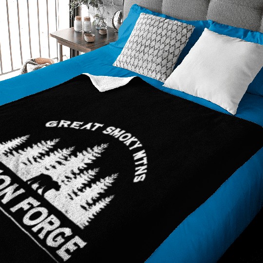 Pigeon Forge Tennessee Great Smoky Mountains Baby Blankets