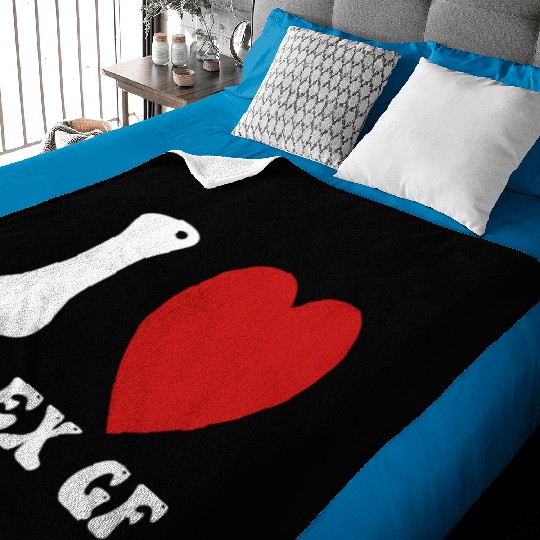 I Love My Ex Girlfriend Baby Blankets