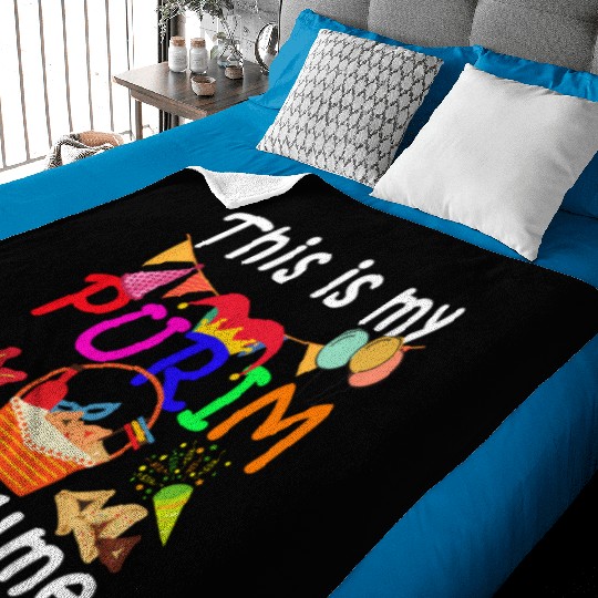 This Is My Purim Jewish Baby Blankets