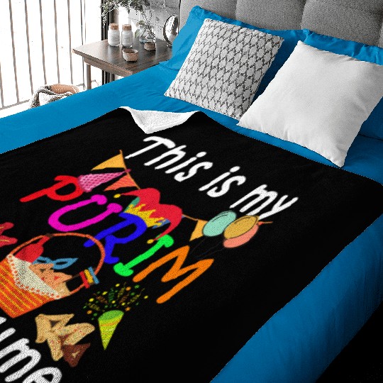 This Is My Purim Jewish Baby Blankets