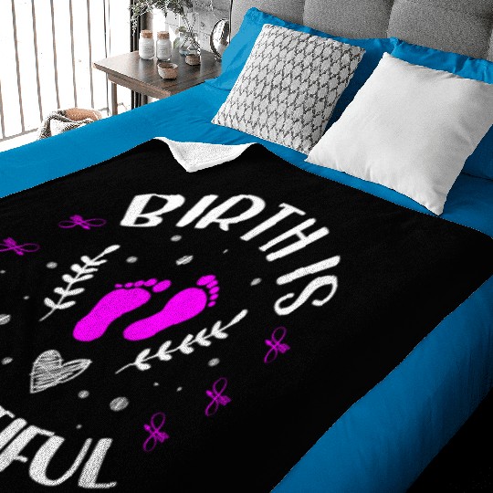 Doula Midwifery Birth Childbirth Pregnancy Midwife Baby Blankets