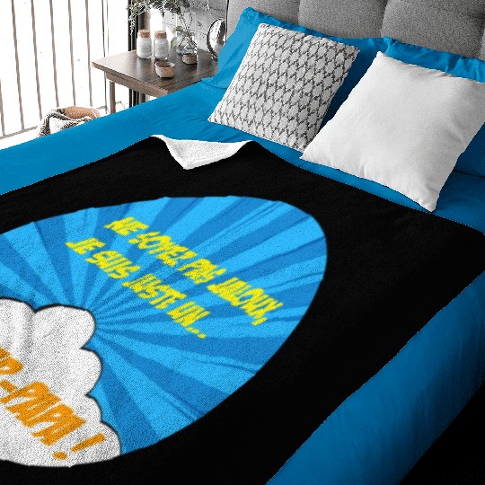 Super-dad super-hero Best dad Father's day Comics Baby Blankets