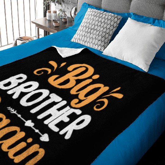 Big Brother Again Boys Baby Blankets