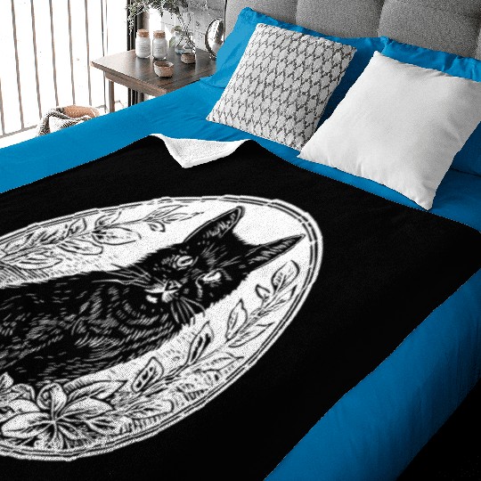 Cat Kitten Feline Meow Baby Blankets