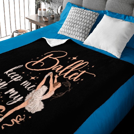 Ballet Dancer Dance Girl Ballerina Baby Blankets