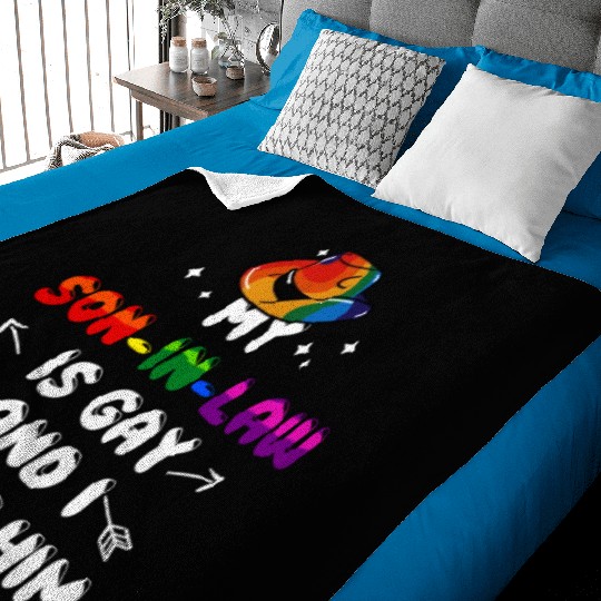 My Son In Law Is Gay And I Love Him Baby Blankets