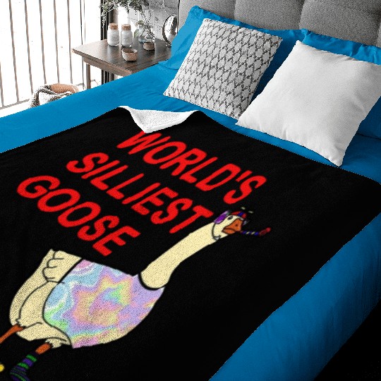 World's Silliest Goose Baby Blankets