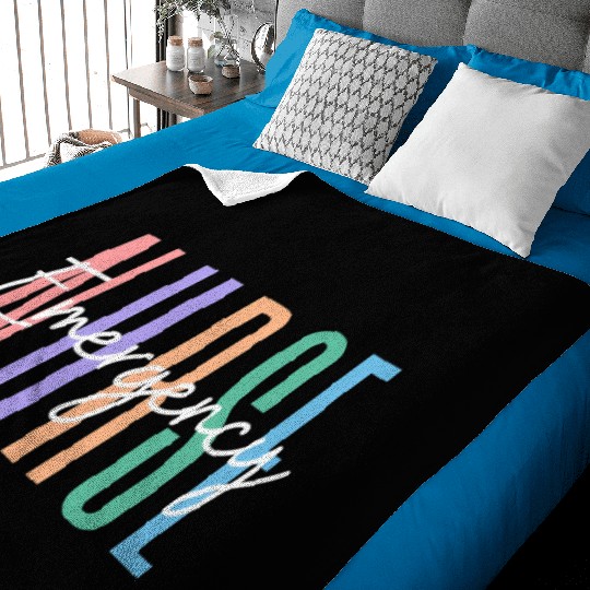 Er Nurse Emergency Room Nurse Registered Nurse Baby Blankets