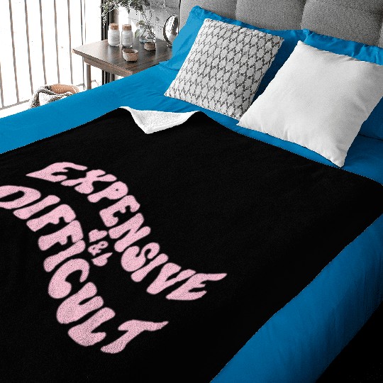 Expensive And Difficult Bougie Bougee Preppy Aesth Baby Blankets