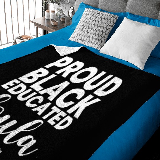 Proud Black Educated Doula Birth Doulas Newborn La Baby Blankets