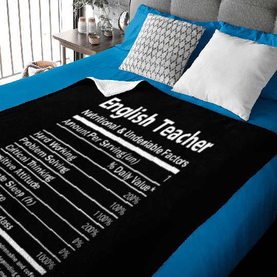 English Teacher Baby Blankets - Nutritional And Undeniab