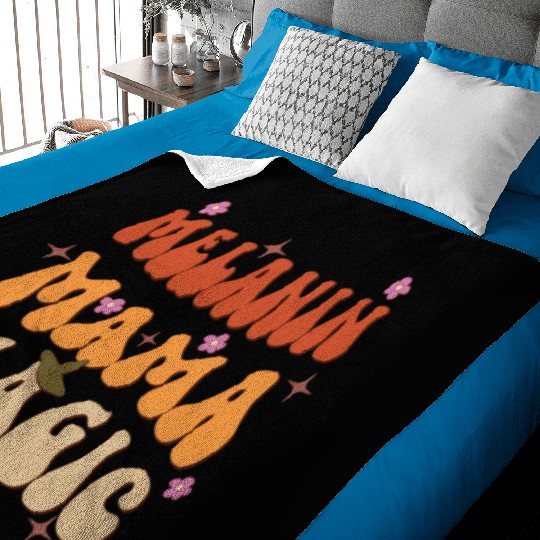 Melanin Mama Magic, Independence Day Baby Blankets