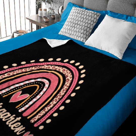 Peace Love Halloween Costume Scary Skeleton Hand & Baby Blankets