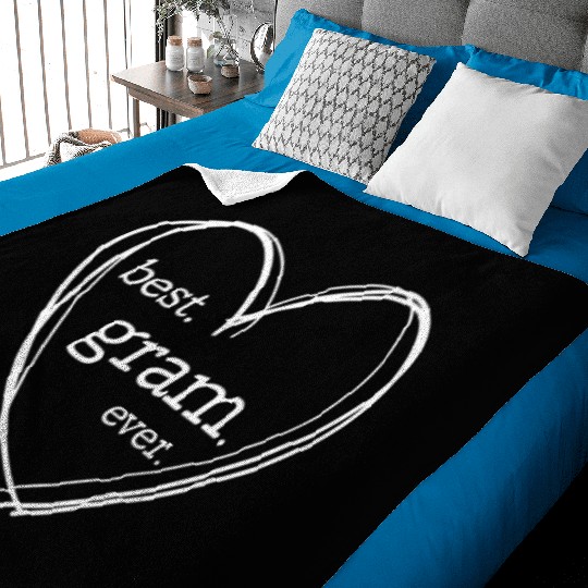 Best Gram Ever National Grandparents Day Baby Blankets