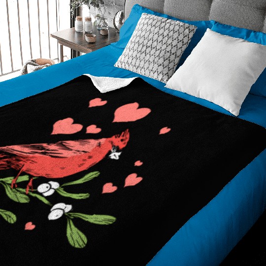 Bird Bird Watching Bird Watcher Birder Heart Cardi Baby Blankets