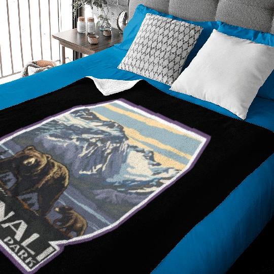 Denali national park Baby Blankets