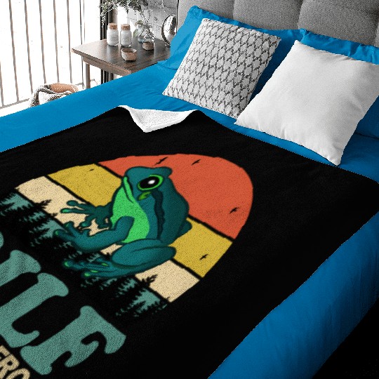 Dilf-Damn I Love Frogs Saying Frog-Amphibian Baby Blankets