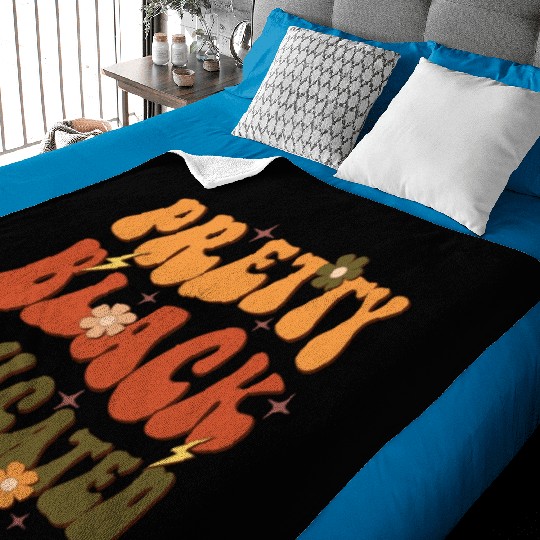 Pretty Black Educated, Independence Day Baby Blankets