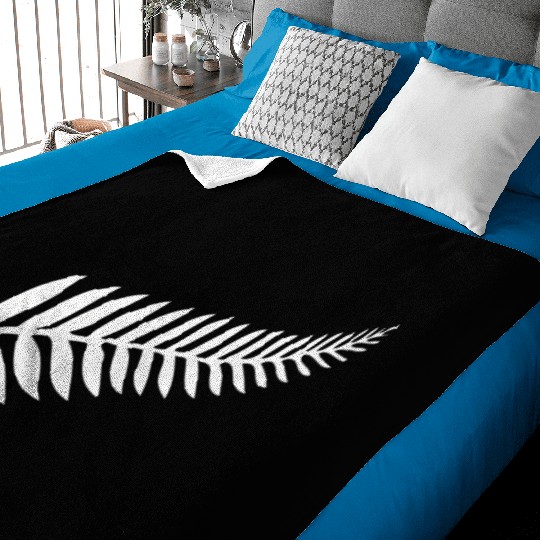 New Zealand Silver Fern Kiwi Pride Baby Blankets