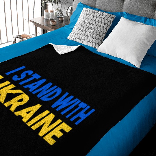 Ukraine Flag I Stand With Ukraine Mens Baby Blankets