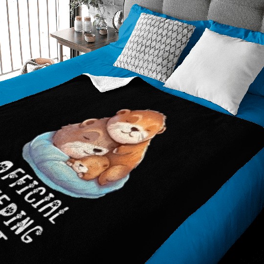 Official sleeping pajama Baby Blankets sea otter