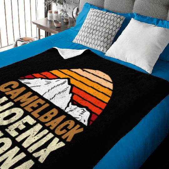 Phoenix Arizonna Mountain fan Summit Climbing Baby Blankets