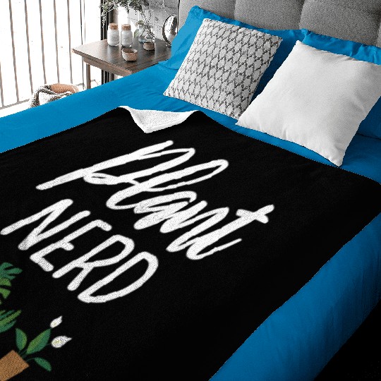 Plant Nerd Baby Blankets