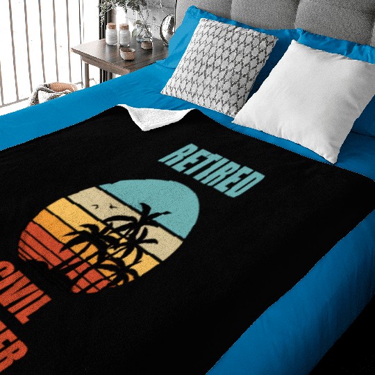 Retired Civil Engineer Retirement Baby Blankets