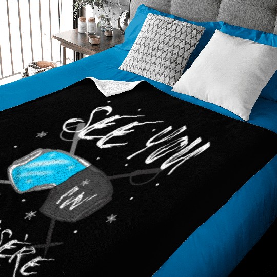 See You In Val-D'Isère France Hiking Vacation Ski Baby Blankets