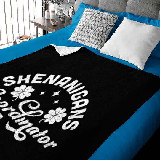 Shenanigans Coordinator Teacher St Patrick'S Day Baby Blankets