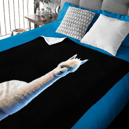 fluffy alpaca Baby Blankets