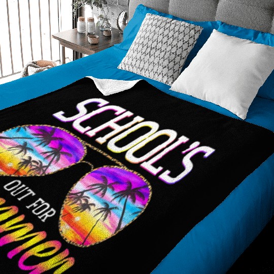 Last Day Of School Schools Out For Summer Teacher Baby Blankets