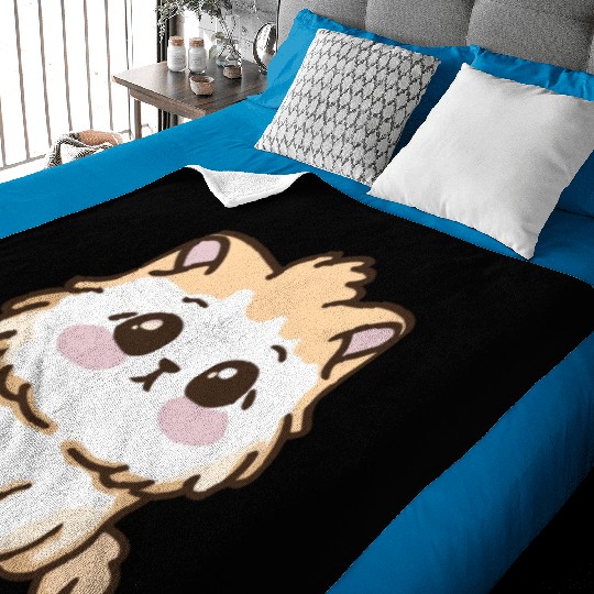 cute kawaii cat valentine gift 1 Baby Blankets