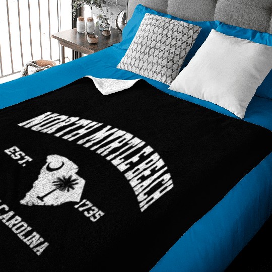 North Myrtle Beach South Carolina Sc State Athleti Baby Blankets