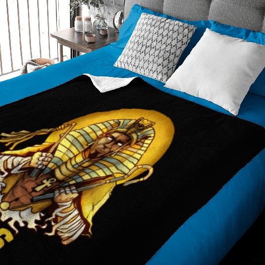 1906 Sphinx Alpha Ace Fraternity Pharoah Baby Blankets