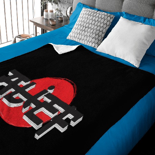 Alief Texas Japanese Hiragana Style W A T Houston Baby Blankets