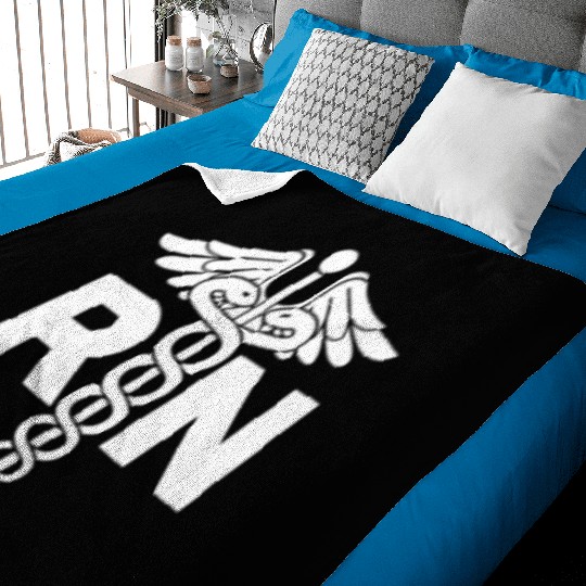 Registered Nurse Rn Hospital Staff For Nurses Baby Blankets