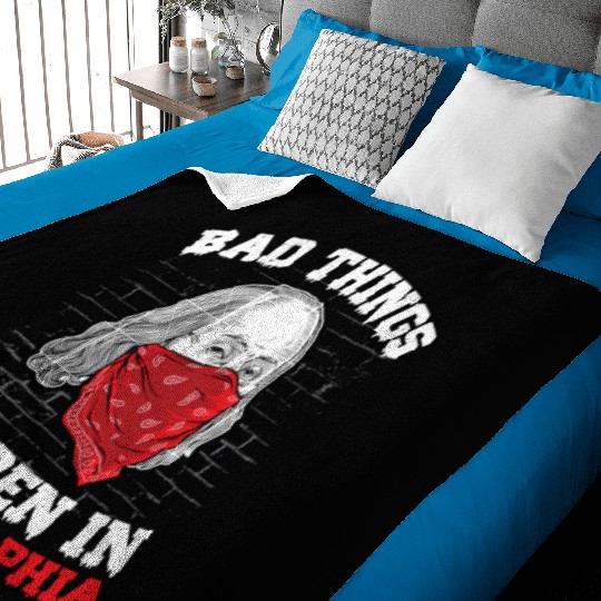 Bad Things Happen In Philadelphia Presidential Deb Baby Blankets