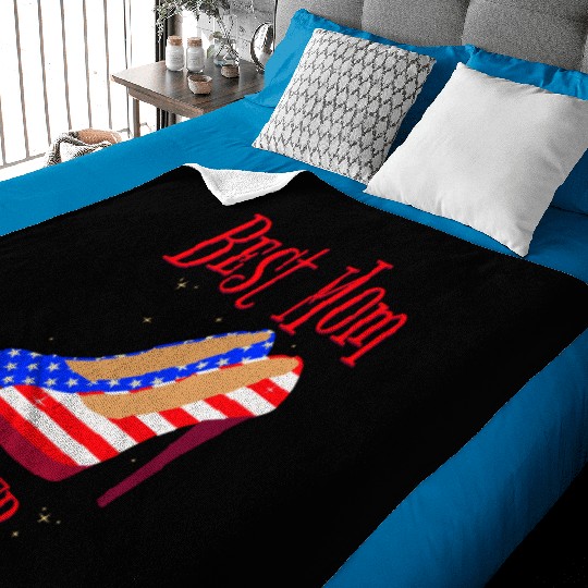 Best Mom Ever to Daughter Women Mom Kids, Mother Baby Blankets